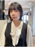 酸性ストレート＊ミニウルフヘア