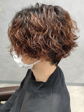 リット×ベリエ(Lit.×belier) スパイラルパーマメンズパーマメンズマッシュツイストパーマ