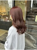ダブルカラーで叶えるピンクカラー