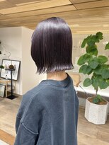 サーリー(SURLY)&nbsp;外はねぱつっとボブイルミナラベンダーグレージュ