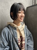 ナンバー 六本松(Number)&nbsp;【Number kyoka】伸ばし中ショートボブ/顔周りレイヤー