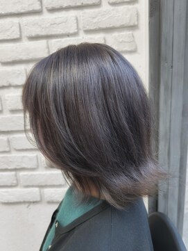 ビランチェ 池袋(bilancia) レイヤーボブ/グレージュ/イルミナカラー/透明感カラー/池袋