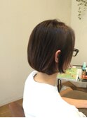 丸みワンレンボブ
