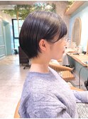 イメチェン外ハネボブ美髪ワイドバングレイヤーショート/大宮