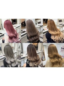ロングエクステ(おへそ下)【53cm/60枚\10990/80枚\14900】【カラー+エクステ60枚\15900】ヘアセット\2990~