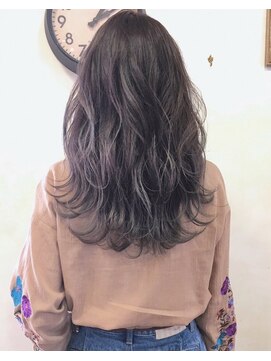 ランプ ヘアー(lamp hair) 【lamp池袋】パープルアッシュ、グラデーション