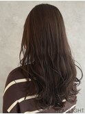 アッシュグレージュ×セミロングレイヤー