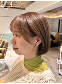 顔まわりスッキリボブ♪