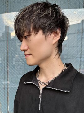 ボコカ(bococa) マッシュウルフメンズハイライト軽め