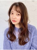 レイヤー フェミニンロング メルティーカラー 似合わせカット