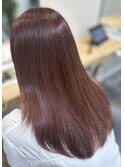 髪質改善トリートメント×オレンジベージュ