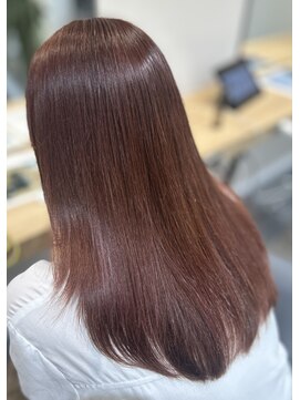 テト 藤沢(teto) 髪質改善トリートメント×オレンジベージュ