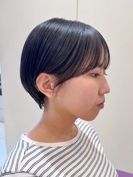 ハピネス 河原町店(Happiness) 黒髪マッシュショート　京都美容室　進詩織
