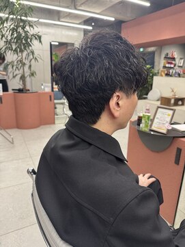 キャラハーフ 池袋東口店(KYARA HALF) 【yura】メンズ/波巻きパーマ/波巻きスパイラル/メンズパーマ