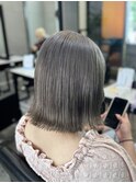 ハイライトダブルカラーケアブリーチミルクティーバレイヤージュ