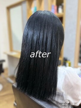 ミナモ(MINAMO) 髪質改善/アッシュブラック