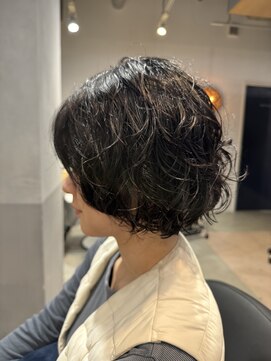 エイト 横浜店(EIGHT) ラフパーマ ボブ