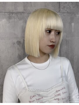 メゾン(Maison) 抜きっぱなしホワイトブロンド @shion_maison