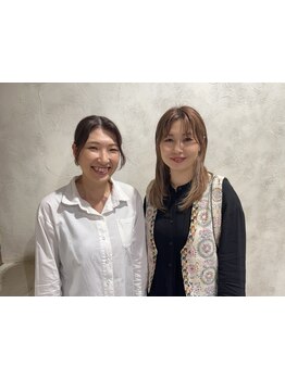 女性ならではの細やかな気遣いと提案で、お客様をよりキレイに♪髪の悩みも気軽に相談できる☆