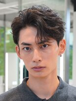 テン 心斎橋(tenn.)&nbsp;フェザーショートフェザーパーマニュアンスパーマショートヘア