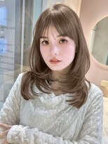 グロー 大宮(GLROW)&nbsp;▲レイヤーカット顔まわり前髪矯正ミディアムレイヤーharuhi