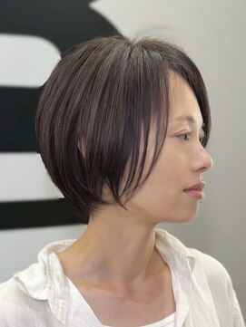 ブレス ヘアデザイン(BLESS hair design) 静岡駅ハンサムショートボブショートカット顔周りレイヤーカット