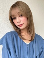 カバーヘア ブリス 戸田公園西口店(COVER HAIR bliss)&nbsp;春カラーハイトーン/ダブルカラー透明感カラー韓国風ｐ戸田公園