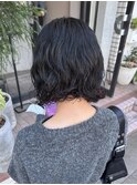 癖毛を活かしたボブパーマ