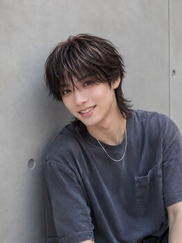 Men's hair salon CLEL 幕張店メンズカット/メンズパーマ/眉毛【6月1日OPEN（予定）】の写真/【カット＋パーマ￥7000】暗髪マッシュウルフで色っぽ垢抜けメンズに