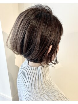 ペッツショコラ(PETZ chocolat) ナチュラルショート ミルクブラウン ダークパープル 縮毛矯正 10