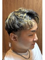 クラージュ(Courage) ツーブロックブリーチメッシュスタイル