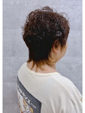 コワフュールトーリ フジグラン店(COIFFURE TORI) くるくるパーマ×ウルフショート