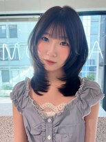 オモチャ 銀座(OMOCHA)&nbsp;韓国風ミディアムレイヤー/ダークブラウン