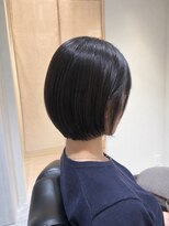 アロッタ 池袋(alotta)&nbsp;大人可愛い丸みショートボブ/黒髪ツヤ髪