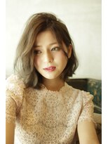 コキャン(COQUIN)&nbsp;ふわボブ×アッシュグレージュ