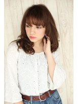 スタジオベンツ(Studio Bentu) 大人可愛いナチュラルセミなウェーブミディスタイル♪