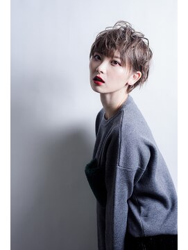ミエルヘアービジュー(miel hair bijoux) 大人かっこいい耳かけショートスタイル【miel hair bijoux】