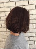 溢れるツヤ感☆無造作パーマで大人女子