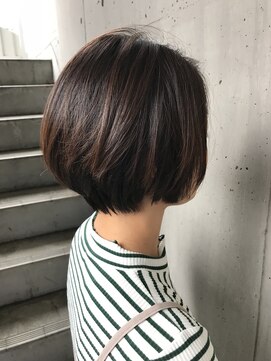 美容室 ツリー(Tree) ノンブローでおさまる ショート ボブ 『Tree hairsalon 』本厚木