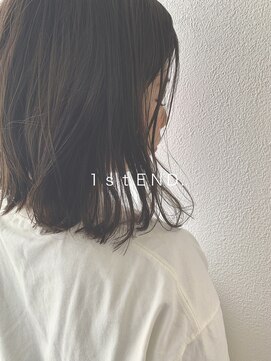 ファーストエンド 三ツ屋店(1st END.) キリッパボブカット アッシュブラック ネイビーブラック