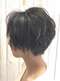 #ショートヘア#無造作ヘア #ゆるふわ