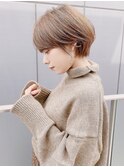 ことりベージュ/アッシュブラウン/20代/30代/40代/ショート/ボブ