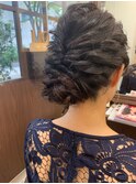 編み込みアレンジ/ローシニヨン◎20代30代40代50代