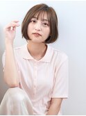切りっぱなしボブ