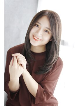 シュシュット(chouchoute) 小顔セミウェットウェーブハイライトカラー美髪オリーブカラー54