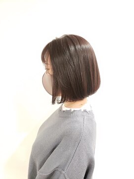 ソワン ドゥ ブレス フラン 東花園店(soin de brace Fran) ヤクジョカラー/眉上前髪/艶髪/ボブ