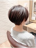 隙過ぎないCカーブカットで簡単キレイフォルムショート