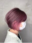 mauve pink×light pink