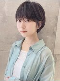 ボブミディアム髪型【30代40代50代】ストレートパーマ228