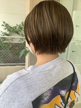 エイトオロク 那覇小禄店(EIGHT oroku) ショートボブカット&カーキブラウンカラー